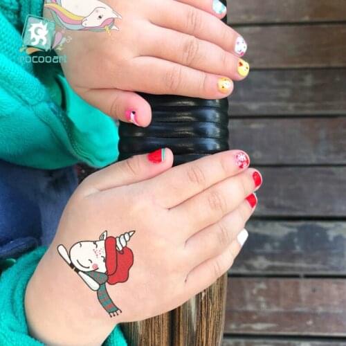 LOLEDE 1pcs Kids Beautiful Cartoon Unicorn Color Paper Toys Children Art Craft DIY Educational Toys Craft Toys