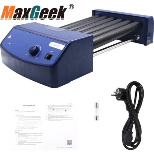 Maxgeek MX-T6-S Blood Roller Mixer w/ Six Rollers Adjustable Speed Max 70RPM Lab Equipment