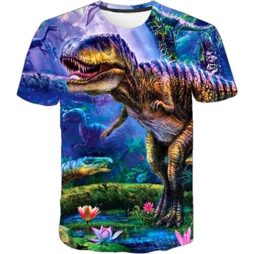 Panda Cat Dinosaur Sequin Cute fashion Child T Shirt for Boys Girls Tshirt Cartoon Print Summer Tops T-shirts for Baby Clothes