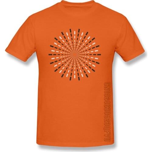 Mens Hipster Orange Tops T Shirts Hyper Space Designer Thanksgiving Day Gift Tshirts Short Sleeve Crewneck Tee Shirts Drop Ship