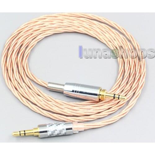 LN007148 Silver Plated OCC Shielding Coaxial Earphone Cable For Ultrasone Pro 900 / Pro 2900 Replacement Cable Earphone 6.5mm xl