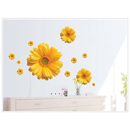 Removable Wall Sticker Vinyl Daisy Flower Mural Home Art DIY Decal Decoration
