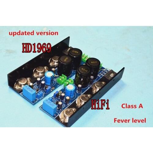 Upgraded version HD1969 ON MJ15024/15025 Gold seal power tube class A 18W + 18W hifi fever amplifier board finished board