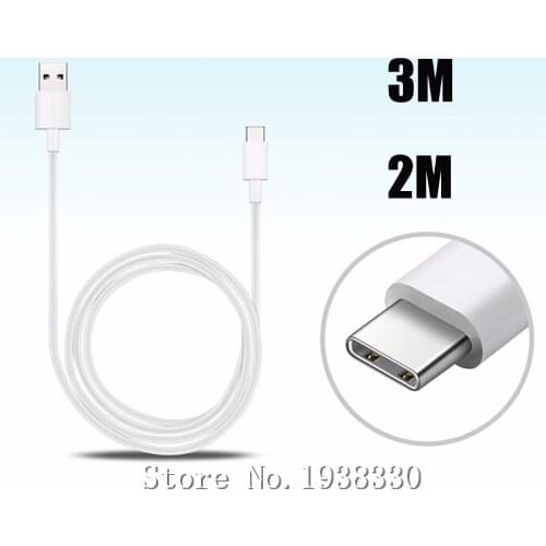 Type C USB Charging Cable For Huawei P9 Plus Xiaomi Mi 5 4S ZUK LeEco Nexus 5X 6P Type C Charger 1M 2M 3M Mobile Phone USB Case