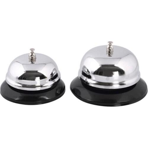 1pcs New Desk Kitchen Hotel Steel Counter Reception Christmas Craft Restaurant Bar Ringer Call Vegetable Bell