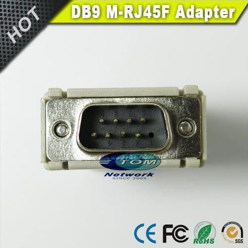 2017 New RS232 DB9 to RJ45 Converter Adapter DB9Male to RJ45 Female for cisco Juniper 3com