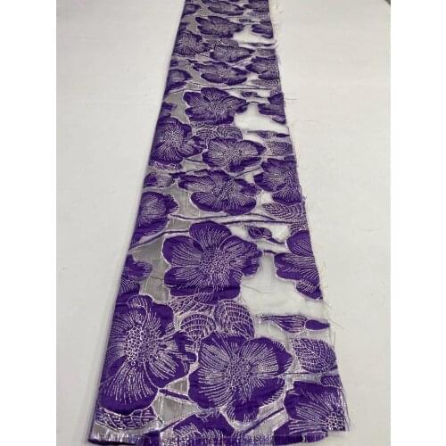 5yards/pc) purple African tulle lace fabric newest jacquard French net lace fabric high quality for party dress FZZ887