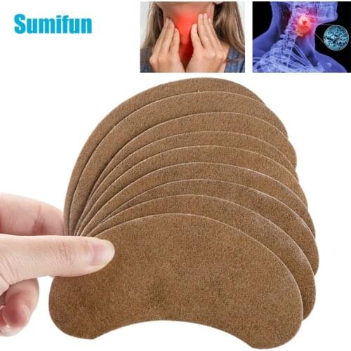 6pcs Sore Throat Treatment Plaster Chronic Pharyngitis Dry Throat Halitosis Hrerb Medicine Medical Plaster Health Care C2004