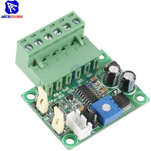 Diymore Analog Voltage to PWM Signal Converter 0-5V/0-10V Analog Input Voltage to 0-100% PWM Signal 2KHZ-20KHZ Converter Module
