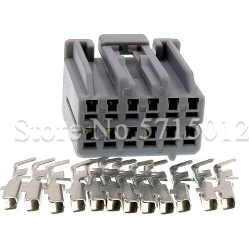 12 Hole 917978-6 Automotive Wiring Cable Connector Female Socket For Motor Cars 917978-6