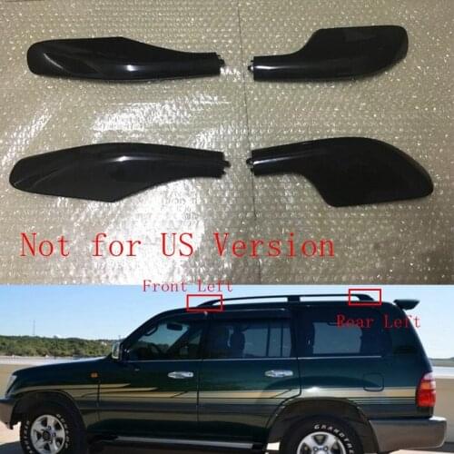 For Toyota Land Cruiser 100 4700 LC100 1998-2007 Auto Car Parts Roof Luggage Rack Guard Black Color Plasitc Cover