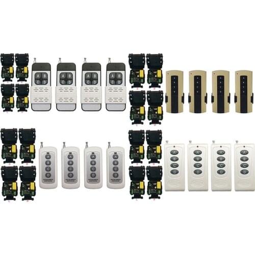 500M Long Range AC 220 V 1CH Mini Wireless RF Remote Control Light Switch 10A Relay Output Radio Receiver Module+Transmitter