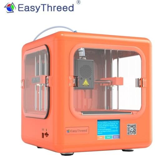 EasyThreed ET-4000+ Upgraded FDM Mini 3D Printer with 2.8inch LCD Touch Screen Desktop 3D Printing for Children Kids Education