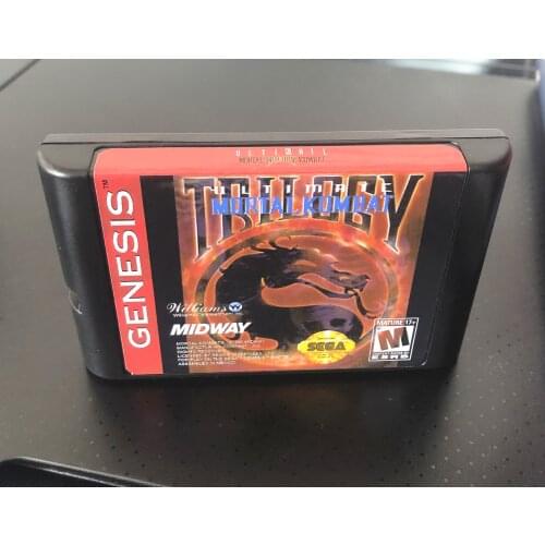 Ultimate Mortal Kombat Trilogy 57 people Fighting 16 bit MD Game Card For Sega Mega Drive For Genesis