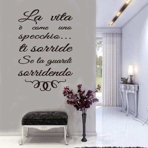 Italian mirror life vinyl wall stickers wall decal wallpaper mural wall artist residence decorative house decoration DD0209