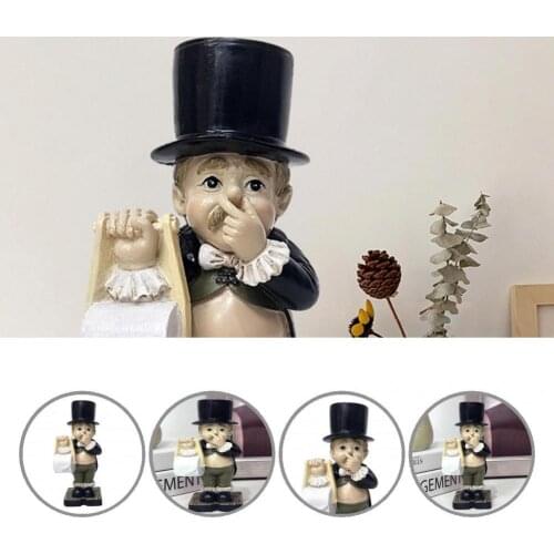 Attractive Fashion Intricate Detailing Home Sculpture Resin Home Table Statue Vivid for Home