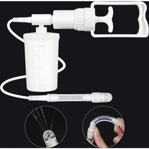 Reusable Enema Bulb Medical Enema Irrigator Female Vagina Wash Anal Douche Cleaner for Feminine Hygiene Enema Anal Cleaning