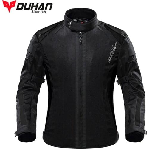DUHAN Motorcycle Jacket Men Summer Urban Commuter Jacket Motorbike Breathable Mesh Jaqueta Moto Protecto Racing Riding Clothing