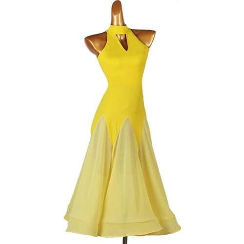 Ballroom Dance Dress V-Neck Big Swing Skirt Performance Clothes Profession Custom Adult Child High-end Competition Clothing