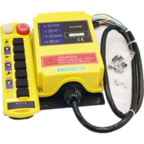12V ~ 415VAC 1 Speed 1 Transmitters Control Hoist Crane Radio Remote Control Push Button Switch System Controller