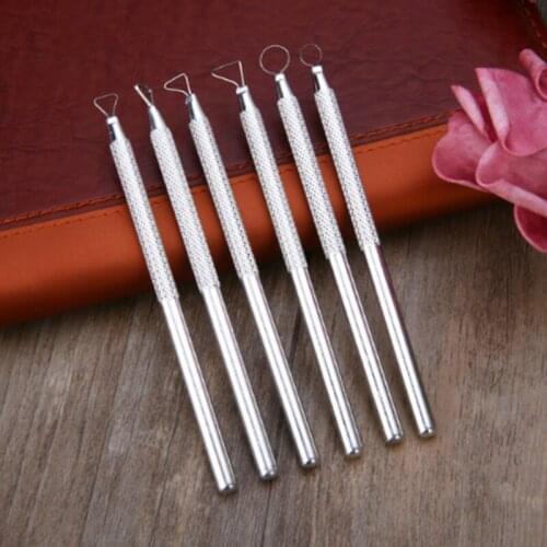 Silver White Ceramic Tool Repair Blank Set Of 6 Aluminum Rod Sculpture Scraper Sculpture Tool Scraper Model Making Tool