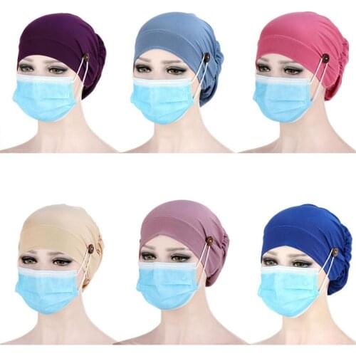 Cancer Hat Chemo Cap Women Muslim Hair Loss Turban Head Wrap Cover Head Scarf Fashion Trend