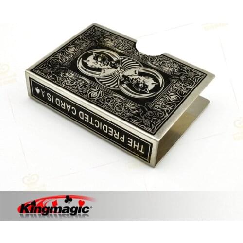 Steel Devil Card Protector Magic Trick King Magic Toys Magic props