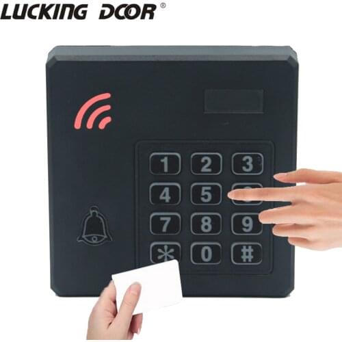 A3D Waterproof keypad RFID 125Khz/13.56Mhz ID IC Access Control Reader Entry Access Control Keyboard wiegand 26 34 output reader