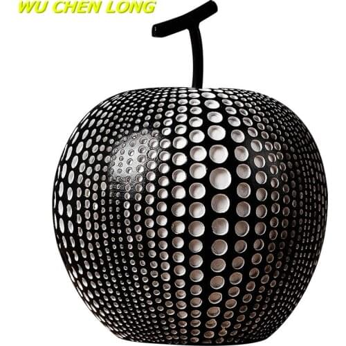 WU CHEN LONG Nordic Modern Miniature Figurines Desk Decoration Wave Point Owl Figurine Living Room Decoration Accessories R5486