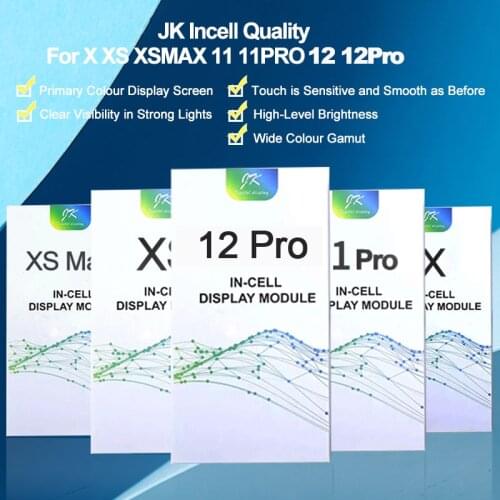 JK incell LCD Screen For iPhone X XS XR Display LCD For iPhone X XS Display Screen Replacement with True Tone Free Shipping