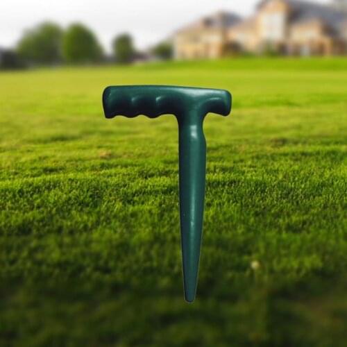 1pc Plastic Hole Puncher Garden Bonsai Flower Planting Weeding Digging Seedling Tool Kit Utility Planters Transplanting Device