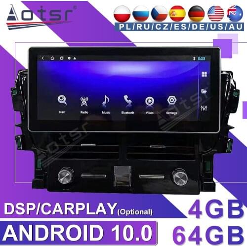 12.3 Inch Android Car Multimedia Video Audio Radio Player For Toyota Land Cruiser PRADO 2010-2017 GPS Navi Tesla Style Head Unit