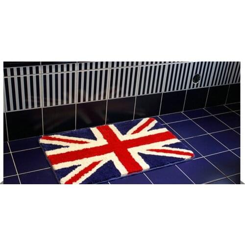 2 piece Great British Flag Rug England Flag Non-slip Water-absorbing Rug Doormat Bathmat united kingdom flag Mats UK flag Carpet