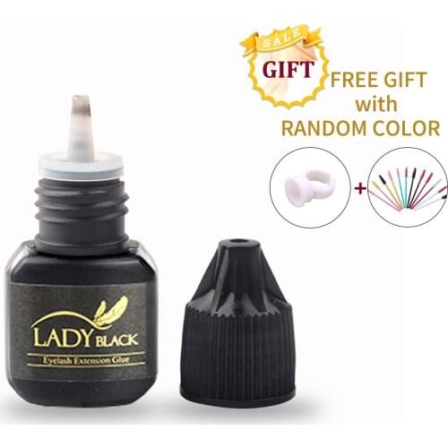 5ml Lady Black Sensitive Glue For Eyelash Extension Glue Last Over 6 Weeks Low Fume Professional Eyelash Glue From Korea