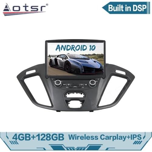 AOTSR 2 Din Car Radio For Ford Transit Custom 2013 - 2017 Android 10 Player Auto Stereo GPS Navigation DSP AutoRadio IPS Unit