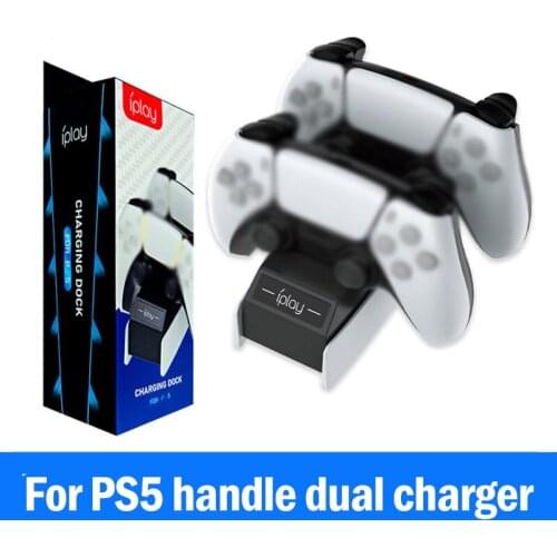 For PS5 Wireless Controller Dual Charging for Ps5 Game Controller Dual Charging Base Charger Stand With Charging Cable