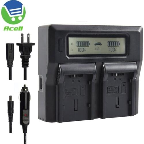 VW-VBG6 CGA-E/625 LCD Dual Battery Fast Charger For Panasonic VW-VBG6PPK VW-VBG260 VBG130 DMW-BLA13E CGA-DU21 CGA-DU14 Battery