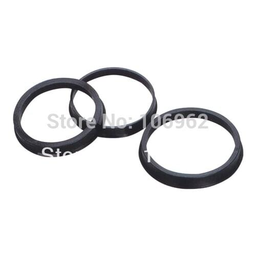 69.1-57.1mm 4pcs/set Black Plastic Wheel Hub Centric Rings Custom Sizes Available Wheel Rim Parts Accessories Retail & Wholesale