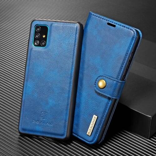 Real Genuine Leather Card Wallet Flip Funda TPU Magnetic Cover For Samsung Galaxy A71 A715F A51 A515F A31 A315F Case Coque Shell