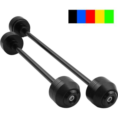 For SUZUKI GSXR GSX-R 600 750 2006 2007 Front Rear Wheel Slider Fork Axle Protector Swing Arm Crash Protector Pad Guard Aluminum