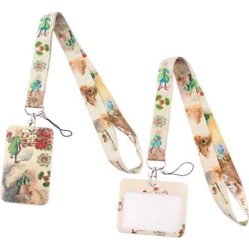 ER987 Cartoon Prince Fox Lanyard For Key Neck Strap Lanyard Card ID Badge Holder Key Chain Key Holder Hang Rope Key Rings Gifts