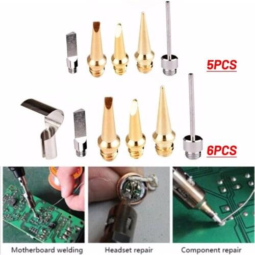 Soldering Iron Tips Set For Electric Blow Torch Pen Tool Fit For HT-1934-3 /MT-100 Gas Soldering Iron