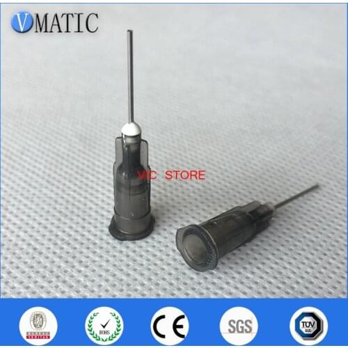 Free Shipping 100Pcs 22G 0.5'' 1/2 Inch Pinhead for Dispensing Syringe Glue Dispenser Needle Tip