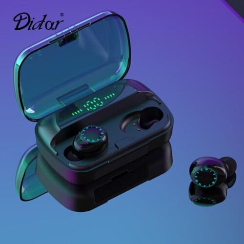 Newest Bluetooth TWS Model F9-9 Mini Binaural 5.0 Touch True Wireless Sports Bluetooth Headset In-Ear Waterproof and Noise 11-L