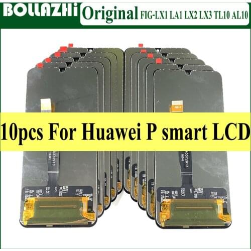 Wholesale 10 Piece For Huawei P Smart LCD Display Touch Screen Digitizer Assembly For Huawei P Smart Display With Frame FIG-LX1