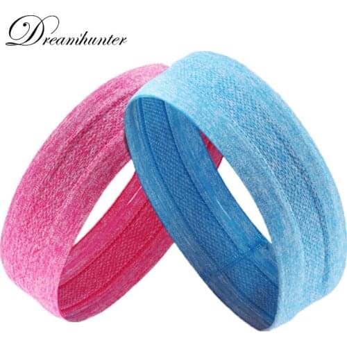 Anti-skid Wide Cotton Sports Sweat Head Hair Bands Gym Yoga unisex Exercise Tennis Overgrips Badminton Grip Stretch Sweatbands