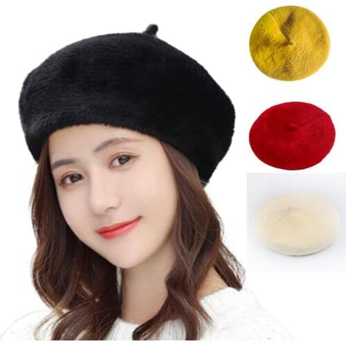 Hot Sale Beanies Womens Hat Winter Cap Knit For Woman Autumn knitted Warm Caps Girl Solid Color Casual Color Woman Knit Beanies