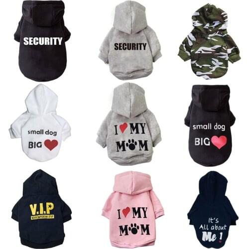 Dog Hoodie Winter Pet Dog Clothes Small Dogs Pets Clothing Warm Poodle Dog Coat Jacket Puppy for Dogs Drop Shipping Ropa Perro
