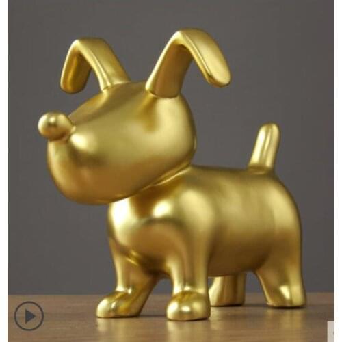 Sitting room wine cabinet adornment of northern Europe style of ox dog is put in modern contracted lovely animal originality ho