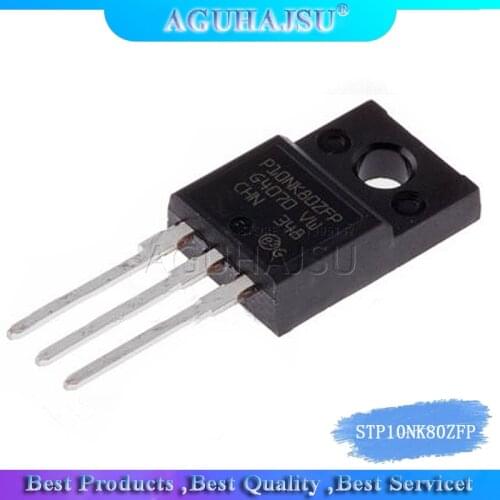 1pcs/lot STP10NK80ZFP P10NK80ZFP 10N80 10A 800V TO-220